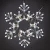 20 In. 70-Light LED Cool White Folding Snowflake Decoration