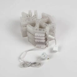 20 In. 70-Light LED Cool White Folding Snowflake Decoration 15 20 In. 70-Light LED Cool White Folding Snowflake Decoration -Northlight Shop kringle traditions christmas novelty lights 79759 76 1000