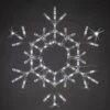 36 In. 105-Light LED Cool White Folding Twinkle Snowflake Decoration