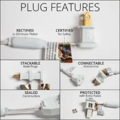 36 In. 105-Light LED Cool White Folding Twinkle Snowflake Decoration -Northlight Shop kringle traditions christmas novelty lights 79770 76 1000