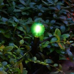 2.5 In. Round Solar Pathway Color Changing String Lights (8-Light) -Northlight Shop lumabase christmas novelty lights 61901 1f 1000
