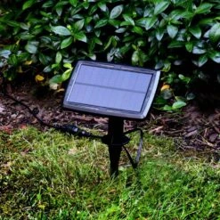 2.5 In. Round Solar Pathway Color Changing String Lights (8-Light) -Northlight Shop lumabase christmas novelty lights 61901 44 1000