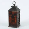 11 In. Holiday Bells LED Flame Lantern