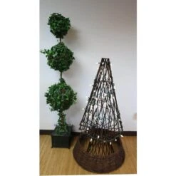 27 In. Dia Willow Ring Tree Skirt -Northlight Shop master garden products christmas tree skirts wr 27 31 1000