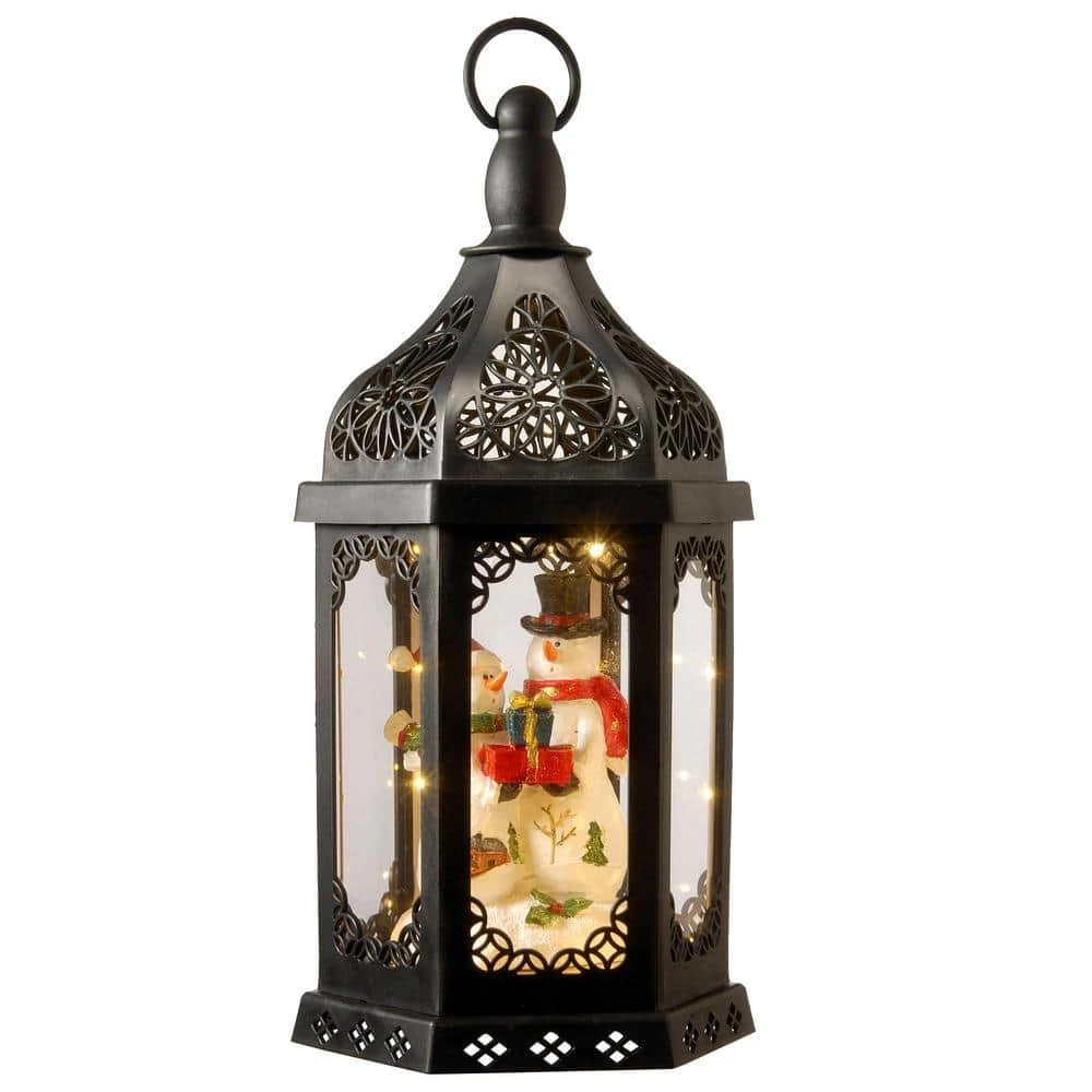 15 In. Lighted Holiday Lantern 1 15 In. Lighted Holiday Lantern