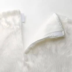 52 " General Store Collection White Faux Fur Christmas Tree Skirt -Northlight Shop national tree company christmas tree skirts ah63 14775al 1 fa 1000