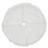 52 " General Store Collection White High Pile Christmas Tree Skirt