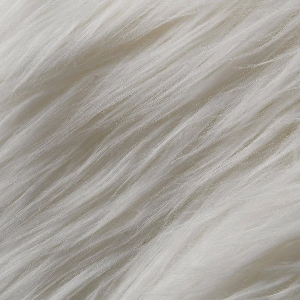 48 " General Store Collection White High Pile Christmas Tree Skirt 3 48 " General Store Collection White High Pile Christmas Tree Skirt - Image 3