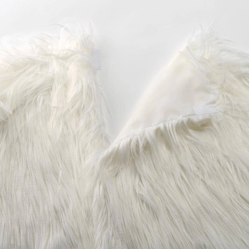 48 " General Store Collection White High Pile Christmas Tree Skirt 5 48 " General Store Collection White High Pile Christmas Tree Skirt - Image 5