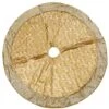 48 " Yuletide Glam Collection Metallic Gold Christmas Tree Skirt