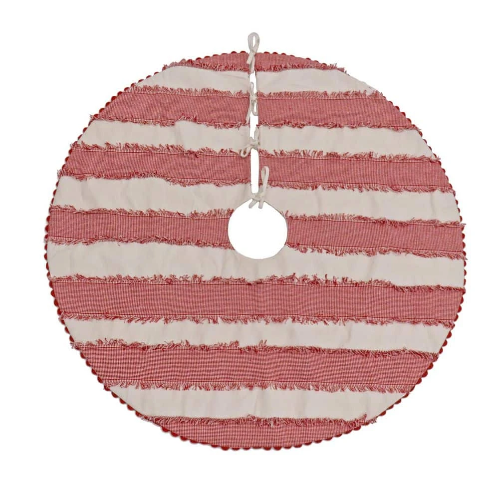 48 In. HGTV Home Collection Ric Rac Border Tree Skirt 1 48 In. HGTV Home Collection Ric Rac Border Tree Skirt
