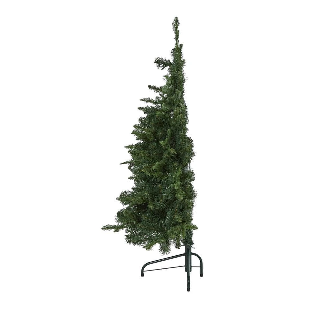 4 Ft. Green Pre-Lit LED Grand Teton Spruce Flat Back Artificial Christmas Tree With 90 Clear Lights 5 4 Ft. Green Pre-Lit LED Grand Teton Spruce Flat Back Artificial Christmas Tree With 90 Clear Lights - Image 5