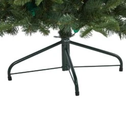 4 Ft. Green Pre-Lit LED Grand Teton Spruce Flat Back Artificial Christmas Tree With 90 Clear Lights 17 4 Ft. Green Pre-Lit LED Grand Teton Spruce Flat Back Artificial Christmas Tree With 90 Clear Lights -Northlight Shop nearly natural pre lit christmas trees t1999 fa 1000