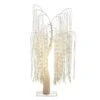 7 Ft. Pre-Lit Artificial White Willow Tree With 400-Cool White LED Light