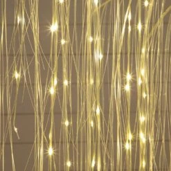 7 Ft. Pre-Lit Artificial White Willow Tree With 400-Cool White LED Light -Northlight Shop nearly natural pre lit christmas trees t5207 76 1000