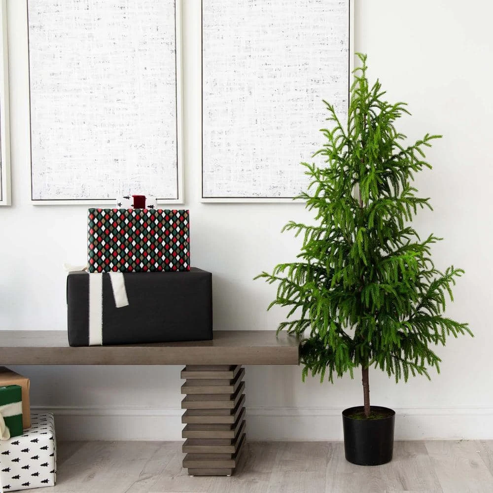 5 Ft. Artificial Norfolk Pine Christmas Tree 6 5 Ft. Artificial Norfolk Pine Christmas Tree - Image 6