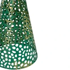 Northlight Set Of 3 Green And Gold Christmas Tabletop Cone Trees 16 In. 7 Northlight Set Of 3 Green And Gold Christmas Tabletop Cone Trees 16 In. -Northlight Shop northlight christmas centerpieces 34337541 1f 1000