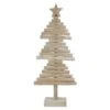 Northlight 25.5 In. Rustic Wooden Christmas Tree With Star Table Top Decor