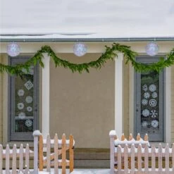 Northlight 6 In. LED Multi-Color Hanging Crystal Sphere Ball Outdoor Christmas Decoration -Northlight Shop northlight christmas novelty lights 33406608 31 1000