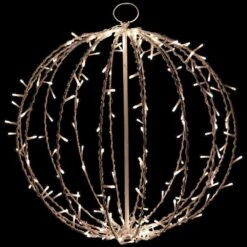 Northlight 23 In. LED Lighted Christmas Hanging Ball Decoration - Warm White Lights -Northlight Shop northlight christmas novelty lights 34289203 44 1000