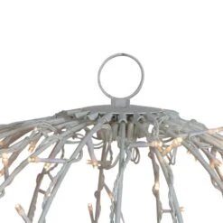 Northlight 23 In. LED Lighted Christmas Hanging Ball Decoration - Warm White Lights -Northlight Shop northlight christmas novelty lights 34289203 c3 1000