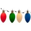 Northlight Lighted Blow Mold C7 Bulbs Christmas Decorations-20"-Set Of 4