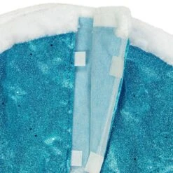 Northlight 20 In. Blue Glittered Mini Christmas Tree Skirt With Faux Fur Trim 8 Northlight 20 In. Blue Glittered Mini Christmas Tree Skirt With Faux Fur Trim -Northlight Shop northlight christmas tree skirts 33530804 4f 1000