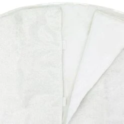 Northlight 48 In. Gold And White Snowflake Embroidered Christmas Tree Skirt -Northlight Shop northlight christmas tree skirts 34315071 4f 1000