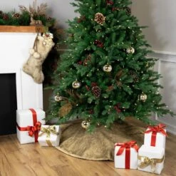 Northlight Faux Fur Christmas Tree Skirt-48in.-Brown -Northlight Shop northlight christmas tree skirts 35766673 4f 1000