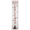 Northlight Tree And Snowflakes In. Merry Christmas In. Porch Sign Decoration - 36 In. - White And Red