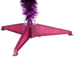 Northlight 4 Ft. Purple Unlit Tinsel Artificial Christmas Tree -Northlight Shop northlight unlit christmas trees 34860017 44 1000