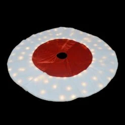 Brillient 60 In. LED Table/Christmas Tree Skirt 8 Function Controller -Northlight Shop product works christmas tree skirts 46528 40 1000