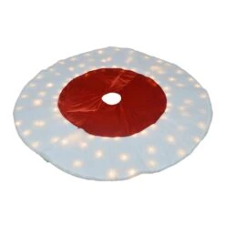 Brillient 60 In. LED Table/Christmas Tree Skirt 8 Function Controller