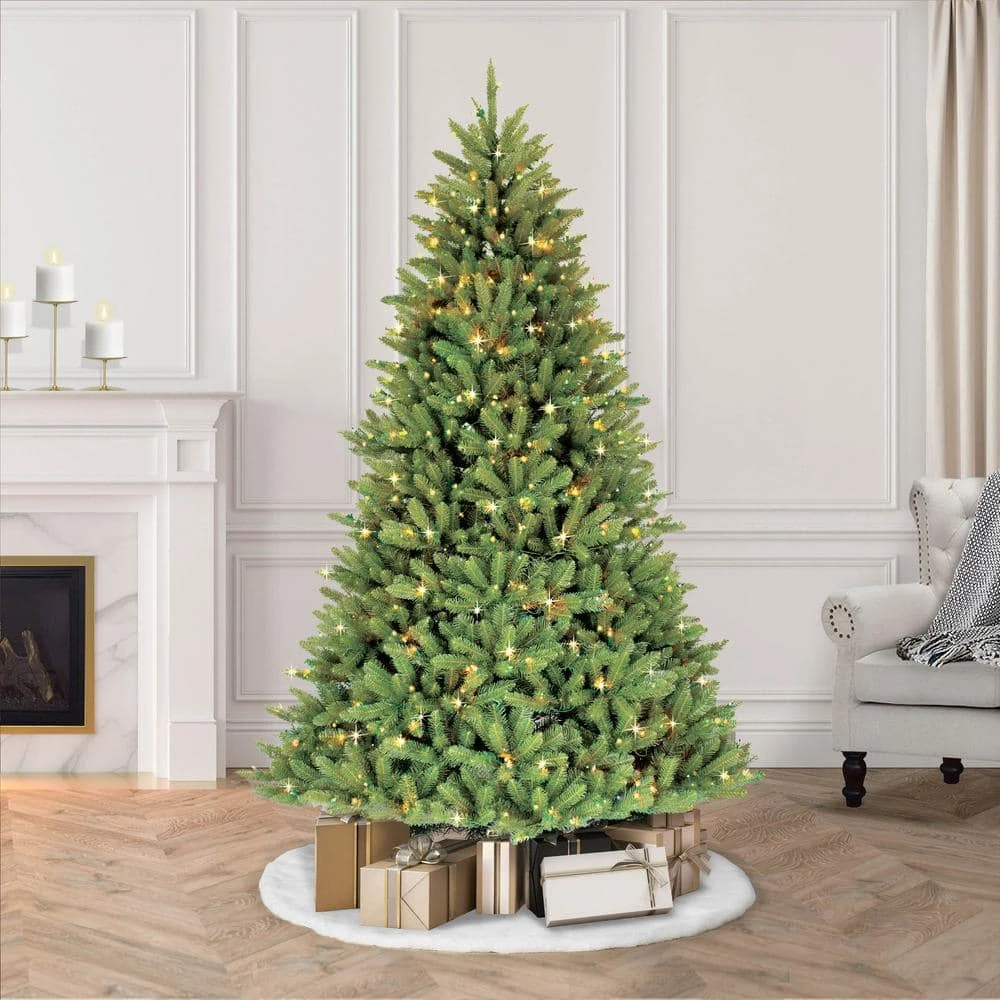 9 Ft. Prelit Fraser Fir Artificial Christmas Tree With 1000 Constant Clear Lights 4 9 Ft. Prelit Fraser Fir Artificial Christmas Tree With 1000 Constant Clear Lights - Image 4