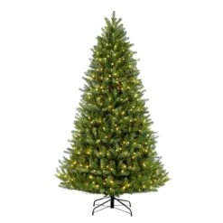 9 Ft. Prelit Incandescent Glacier Fir Artificial Christmas Tree With 1000 UL-Listed Clear Lights