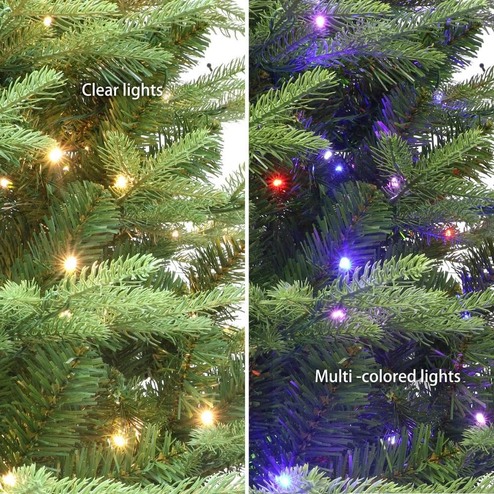 7.5 Ft. Prelit Alaskan Winter Fir Artificial Christmas Tree With Dual-Color LED Lights 4 7.5 Ft. Prelit Alaskan Winter Fir Artificial Christmas Tree With Dual-Color LED Lights - Image 4