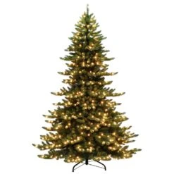 7.5 Ft. Prelit Princess Spruce Artificial Christmas Tree With 700 UL-Listed Clear Lights