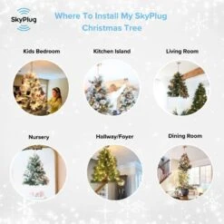 3 Ft. Pre-Lit Artificial Christmas Tree Chandelier, Green -Northlight Shop skyplug christmas novelty lights 3208 44 1000