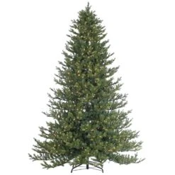 STERLING 9 Ft. Pre-Lit Natural Cut Rockford Pine Artificial Christmas Tree With Clear Lights