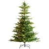 Christmas Tree, 6.5 Ft. Artificial Christmas Tree, Full Holiday PreLit Decor Tree With 350 White LED Lights 900 Branch