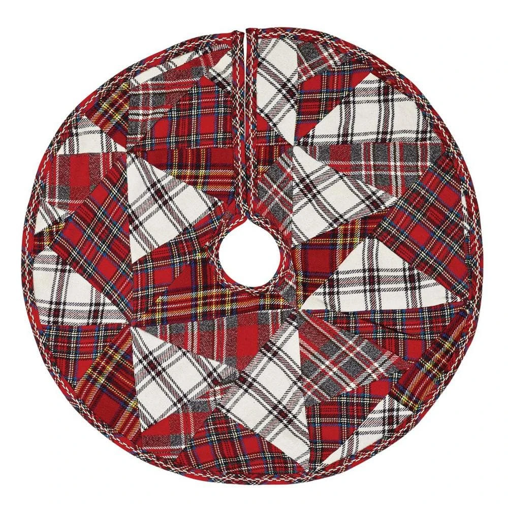 21 In. Peyton Tomato Red Traditional Christmas Decor Mini Tree Skirt 1 21 In. Peyton Tomato Red Traditional Christmas Decor Mini Tree Skirt