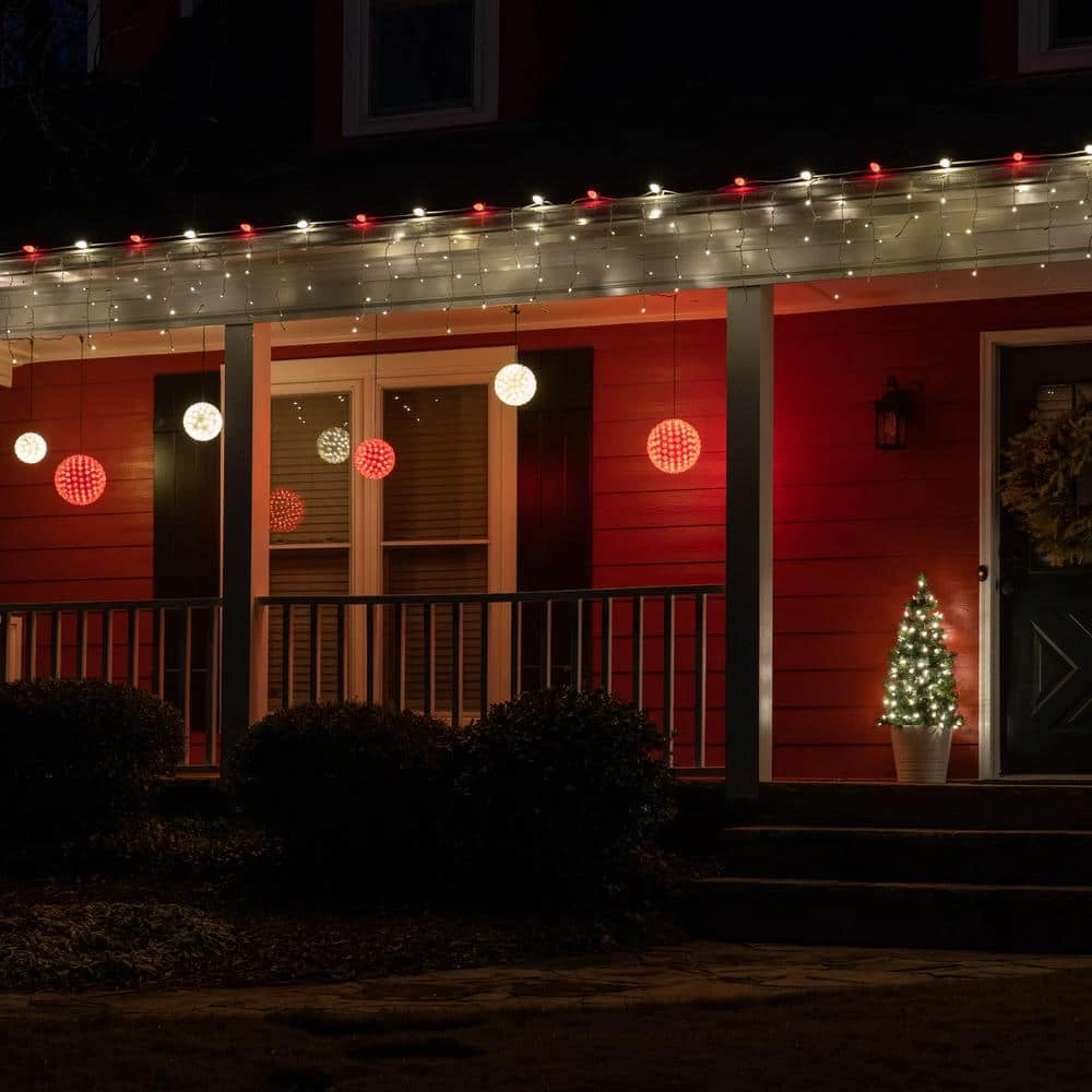 6 In. 70-Light LED Warm White Decorative Starlight Sphere 6 6 In. 70-Light LED Warm White Decorative Starlight Sphere - Image 6