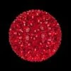 7.5 In. 120-Light LED Red Decorative Starlight Sphere